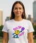 See Ya Later Pickleball Casual by Pepini Pickleball β white Casual Wear Pickleball T-Shirt front view